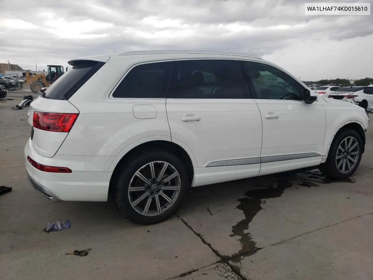 2019 Audi Q7 Premium Plus VIN: WA1LHAF74KD015610 Lot: 61635644