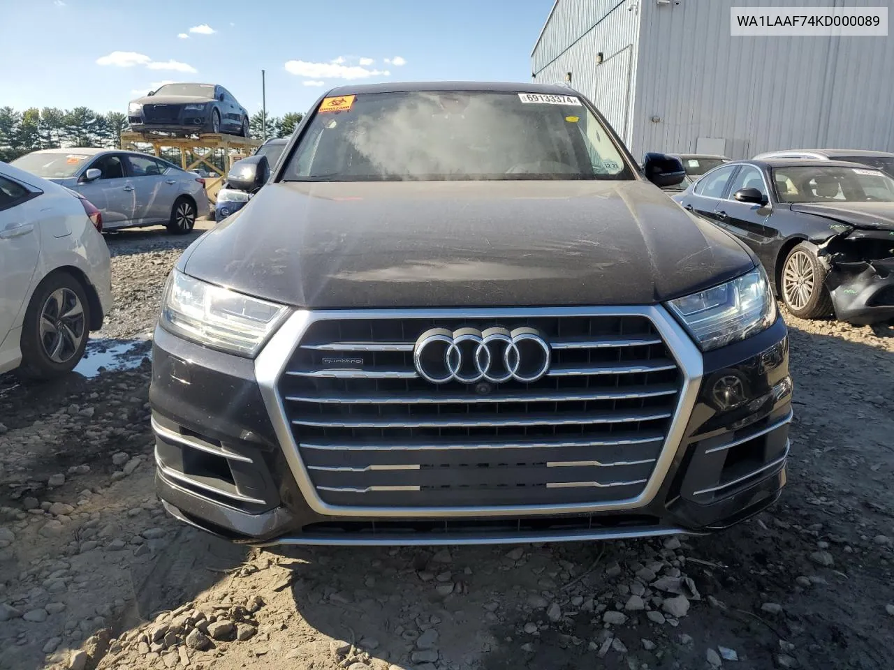 WA1LAAF74KD000089 2019 Audi Q7 Premium Plus