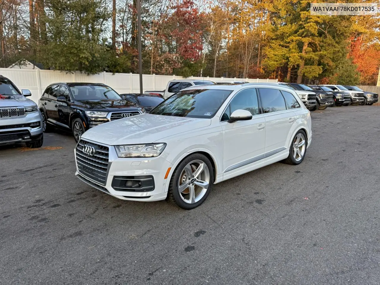 WA1VAAF78KD017535 2019 Audi Q7 Prestige