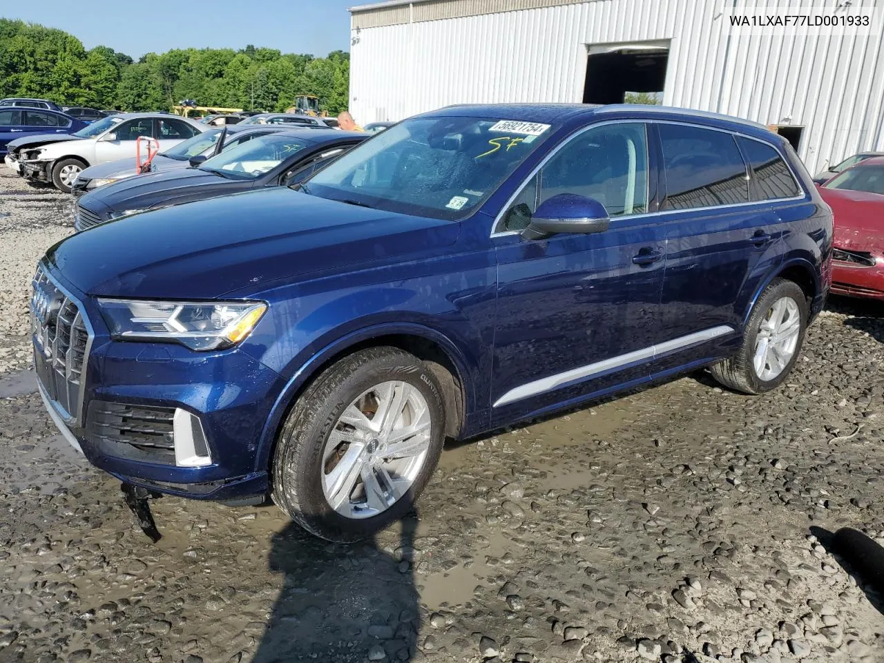 2020 Audi Q7 Premium Plus VIN: WA1LXAF77LD001933 Lot: 56921754