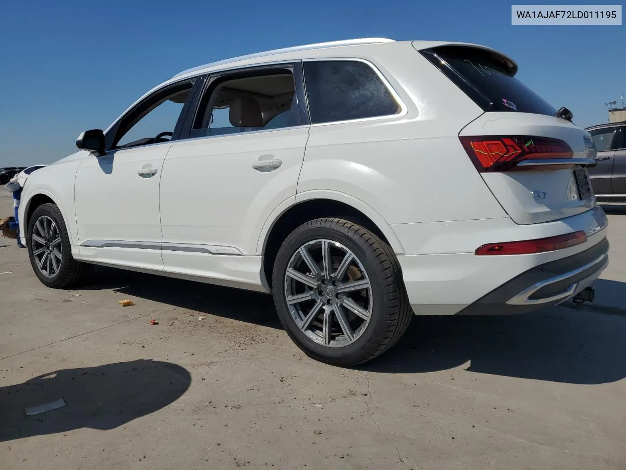 2020 Audi Q7 Premium VIN: WA1AJAF72LD011195 Lot: 59028624