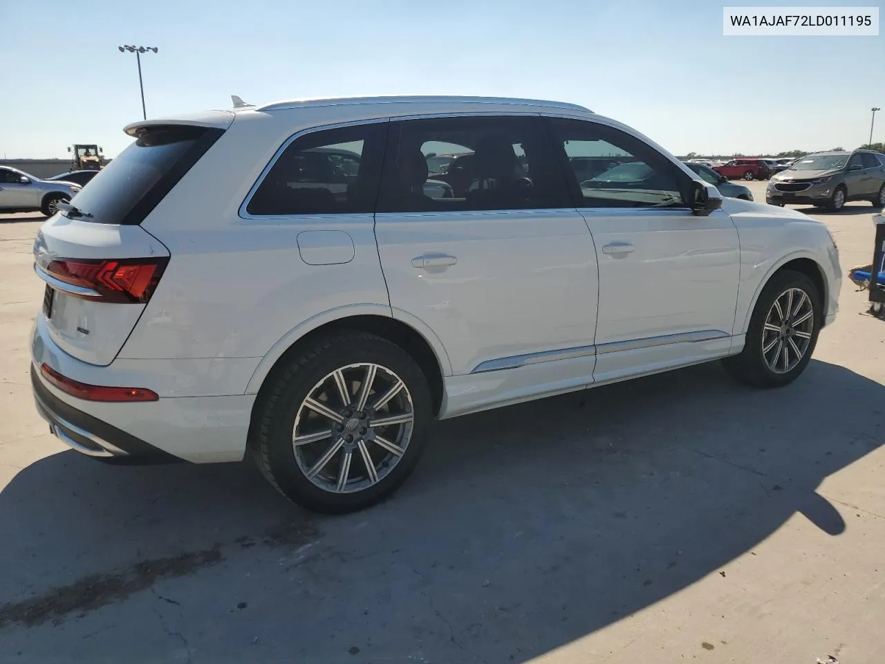 2020 Audi Q7 Premium VIN: WA1AJAF72LD011195 Lot: 59028624