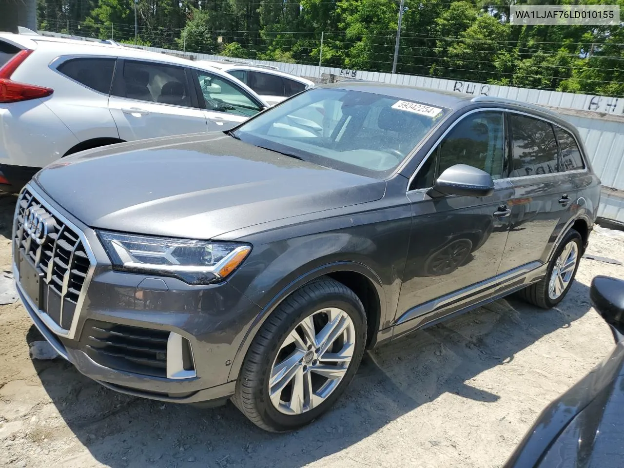 2020 Audi Q7 Premium Plus VIN: WA1LJAF76LD010155 Lot: 59342254