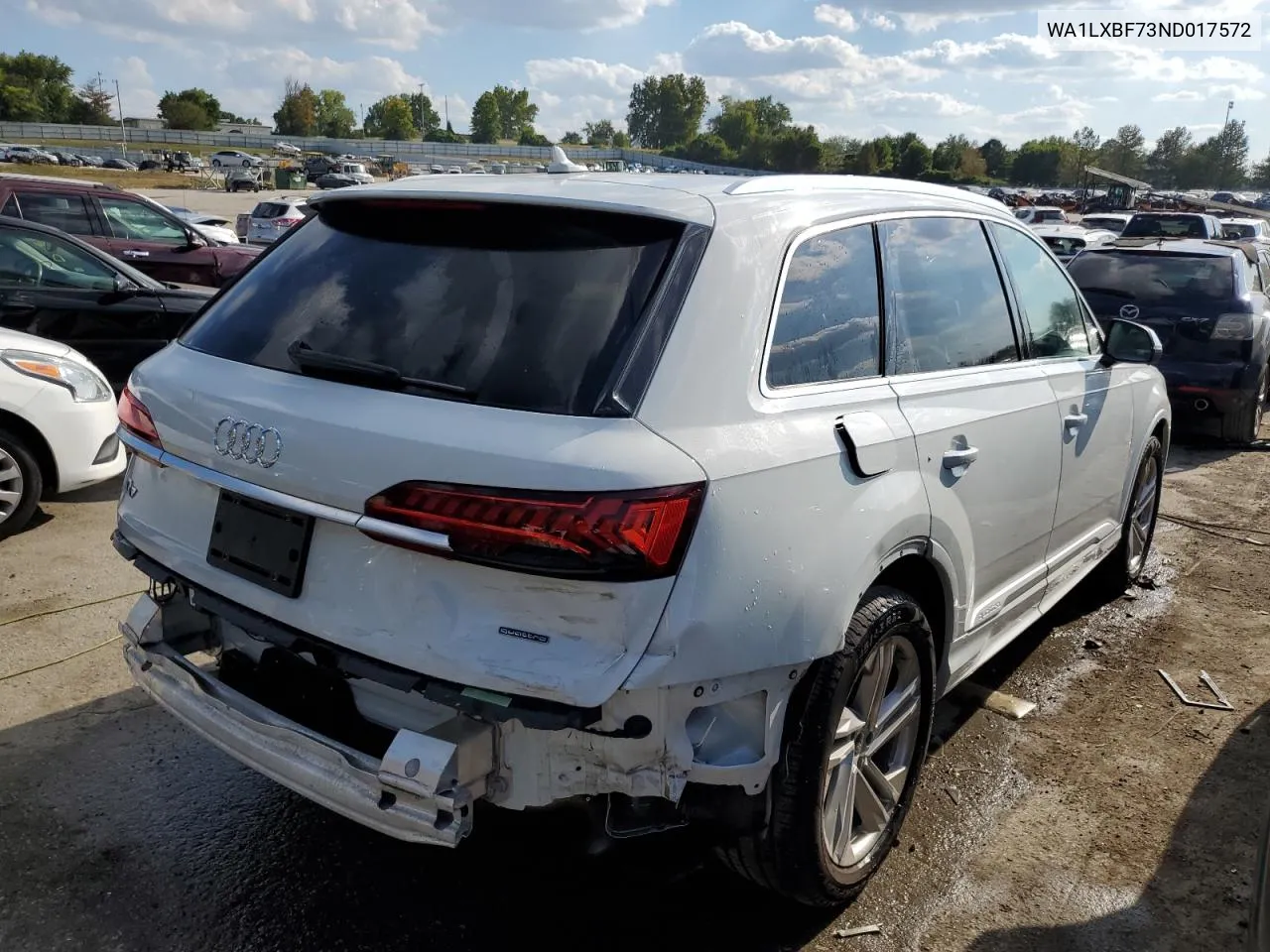 WA1LXBF73ND017572 2022 Audi Q7 Premium Plus