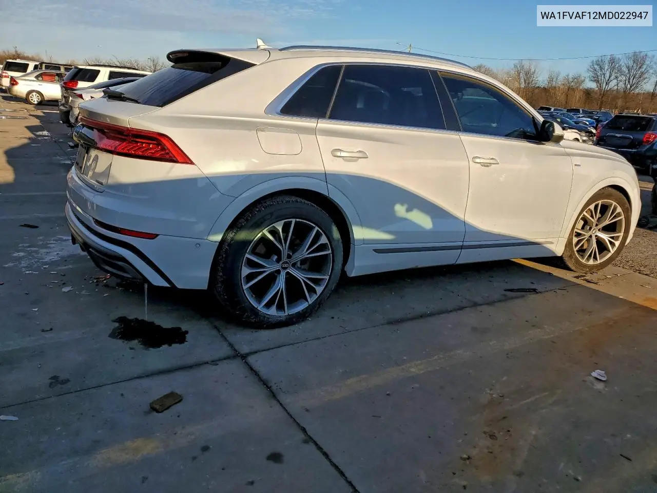 WA1FVAF12MD022947 2021 Audi Q8 Prestige S-Line