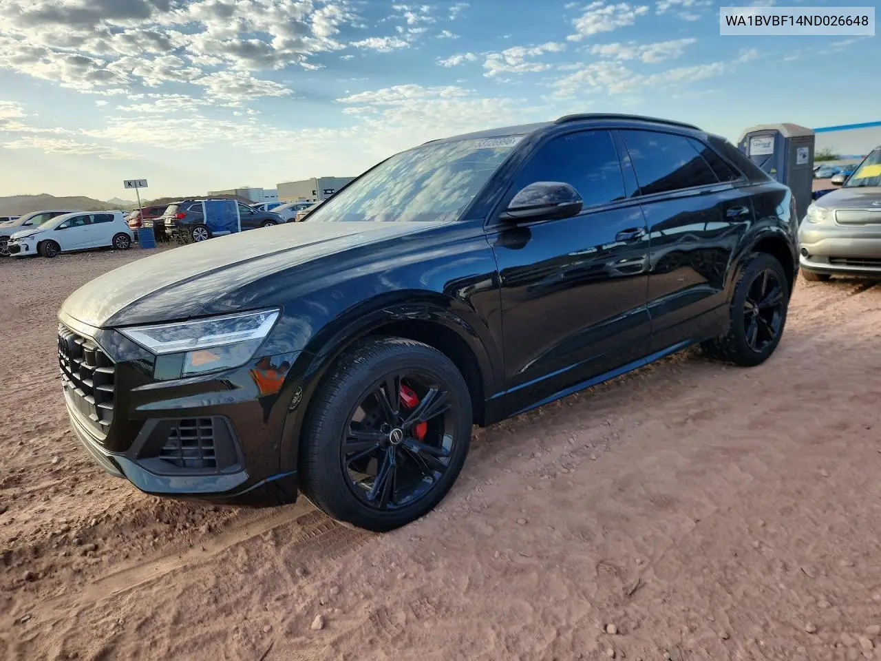 2022 Audi Q8 Premium Plus VIN: WA1BVBF14ND026648 Lot: 53126996