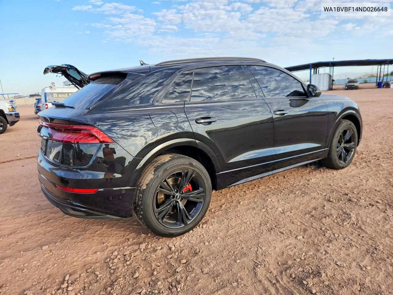 2022 Audi Q8 Premium Plus VIN: WA1BVBF14ND026648 Lot: 53126996