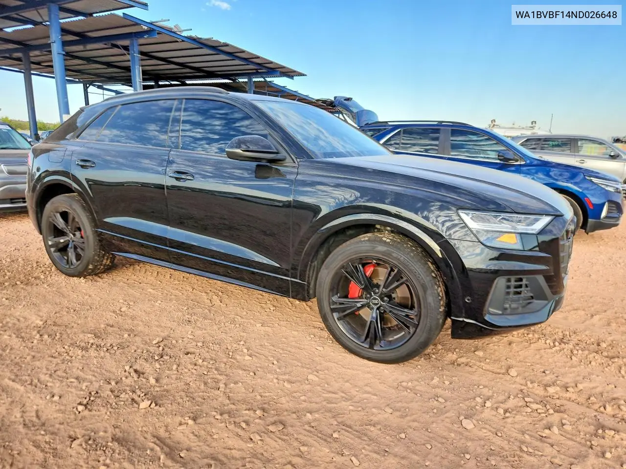 2022 Audi Q8 Premium Plus VIN: WA1BVBF14ND026648 Lot: 53126996