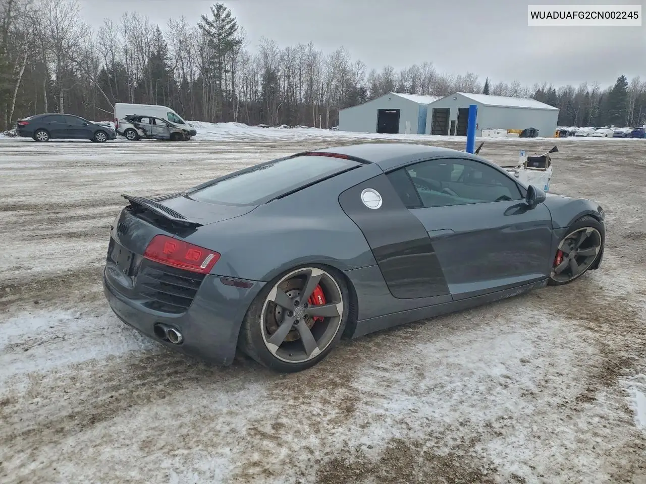 WUADUAFG2CN002245 2012 Audi R8 4.2 Quattro