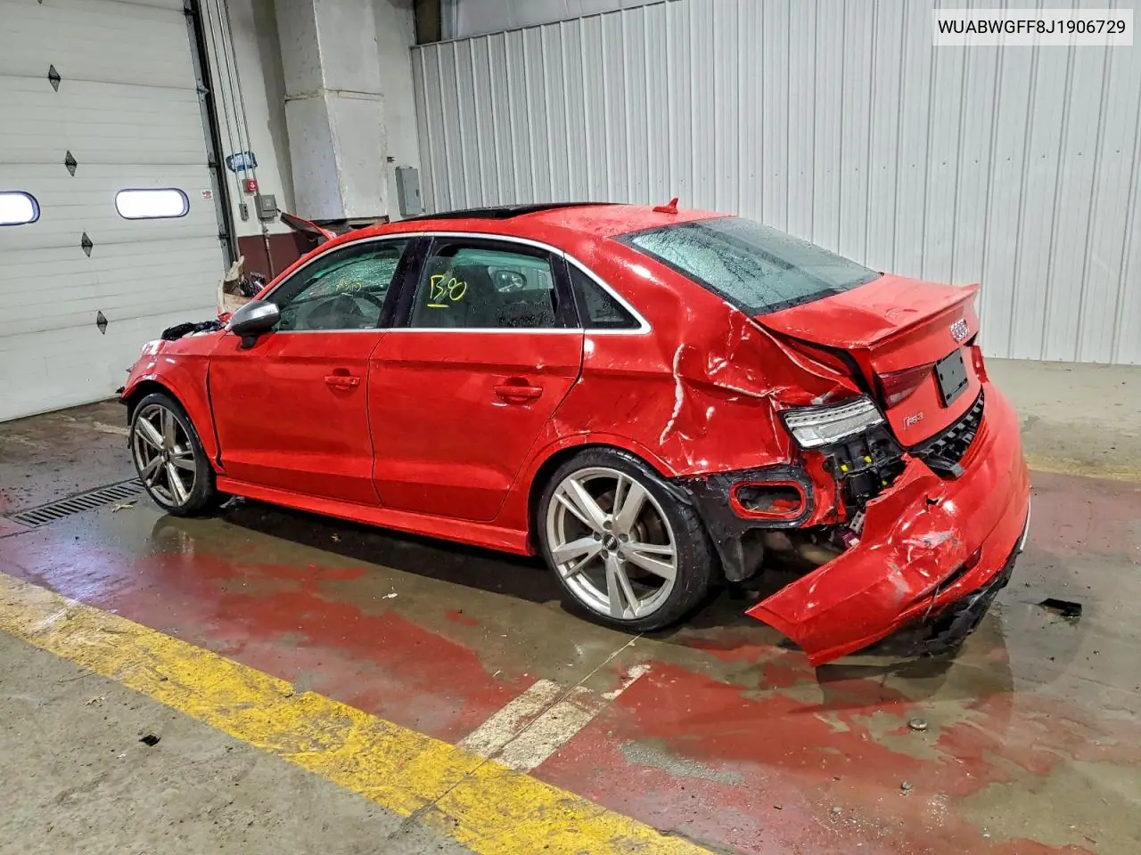 WUABWGFF8J1906729 2018 Audi Rs3