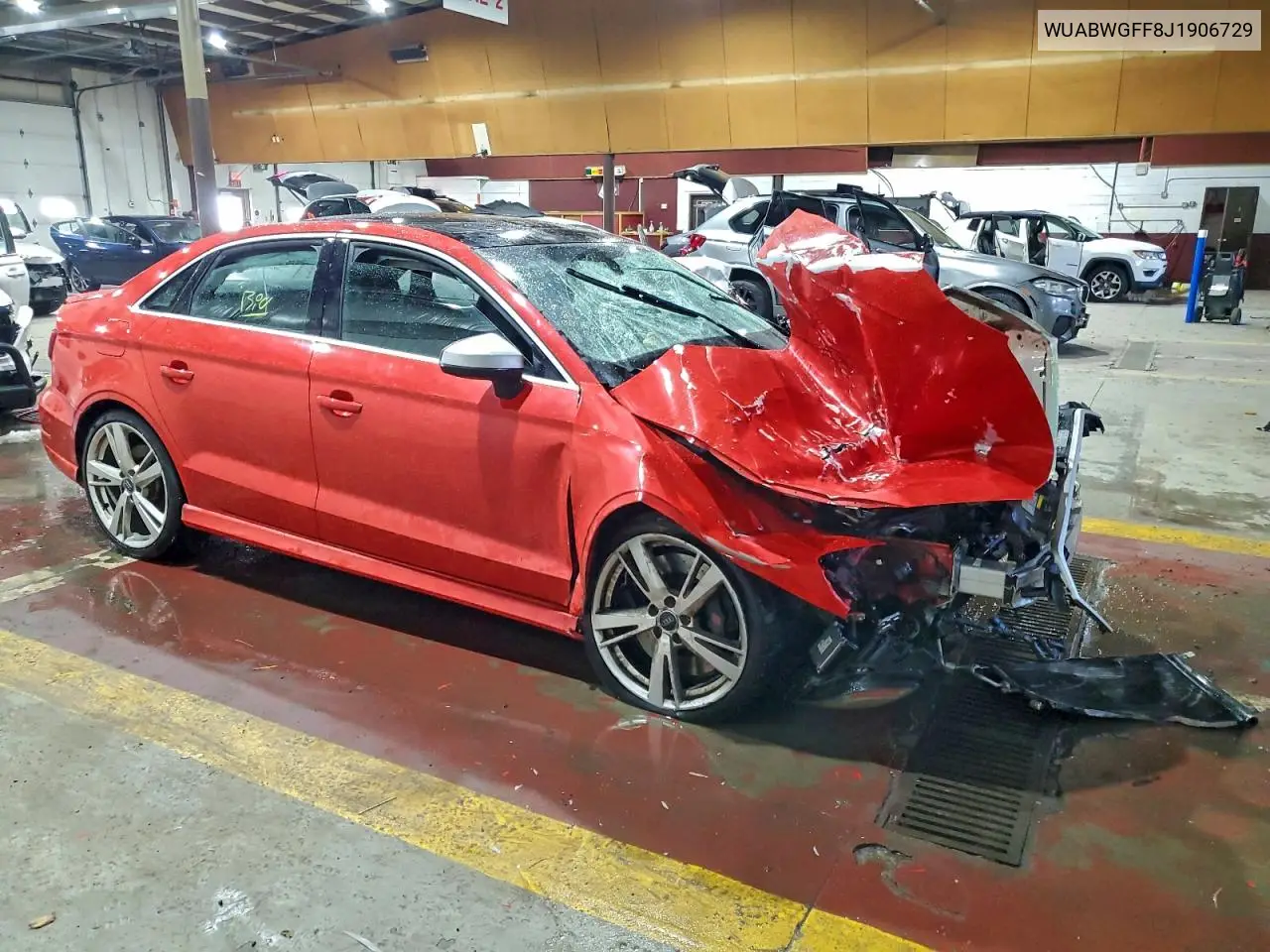 WUABWGFF8J1906729 2018 Audi Rs3