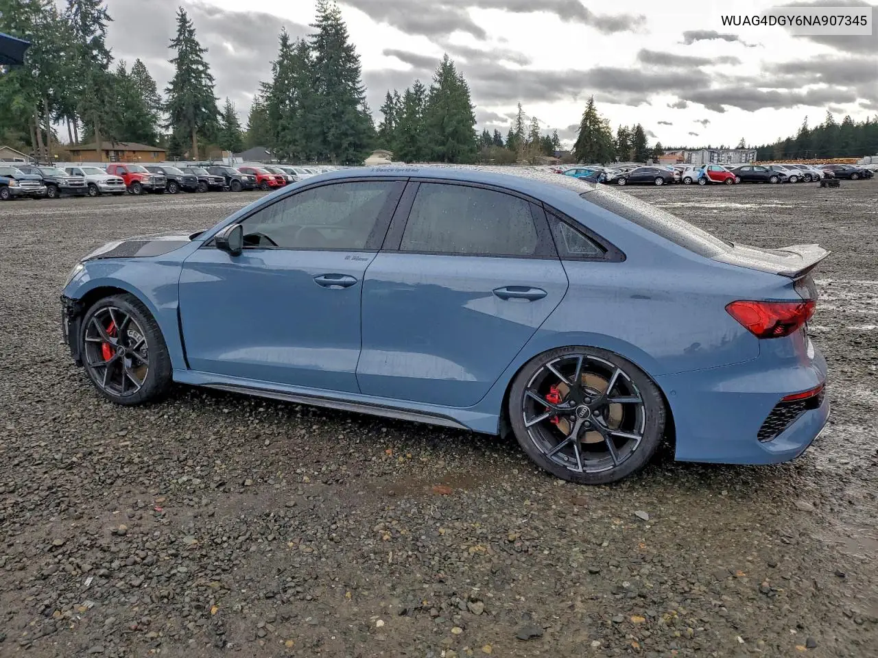 WUAG4DGY6NA907345 2022 Audi Rs3