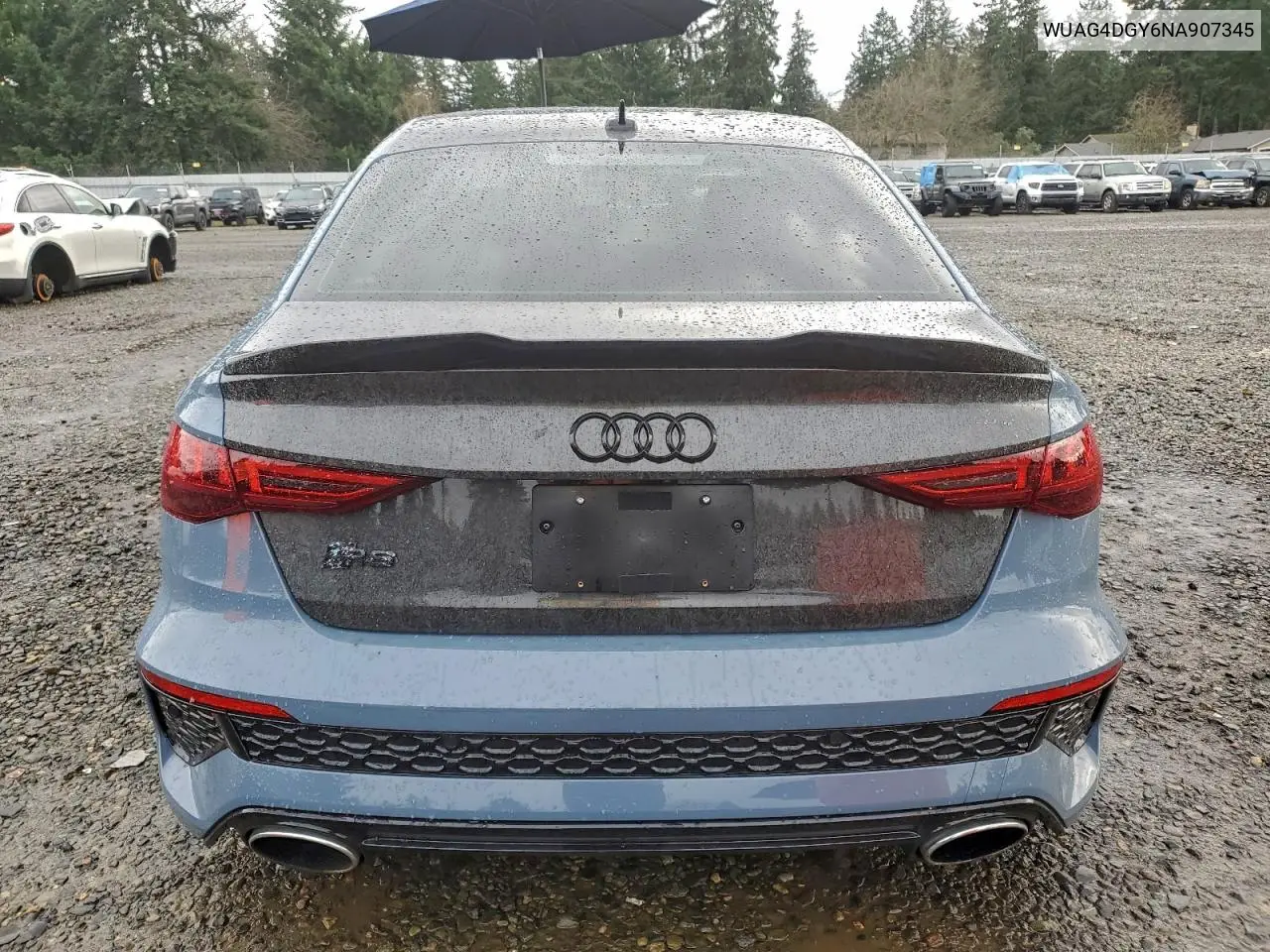 WUAG4DGY6NA907345 2022 Audi Rs3