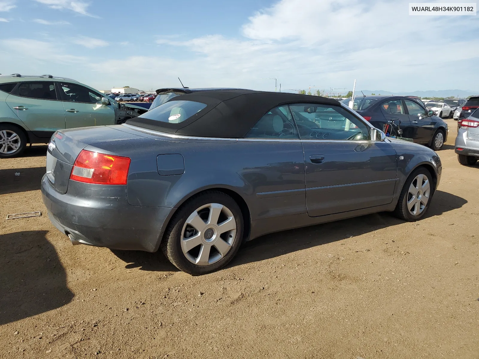 2004 Audi S4 Quattro Cabriolet VIN: WUARL48H34K901182 Lot: 65933924