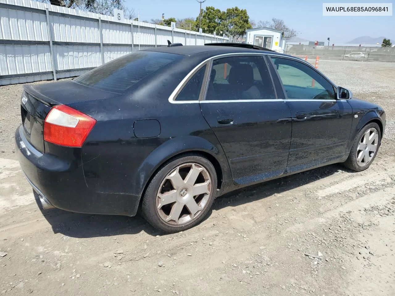 2005 Audi S4 VIN: WAUPL68E85A096841 Lot: 55874644