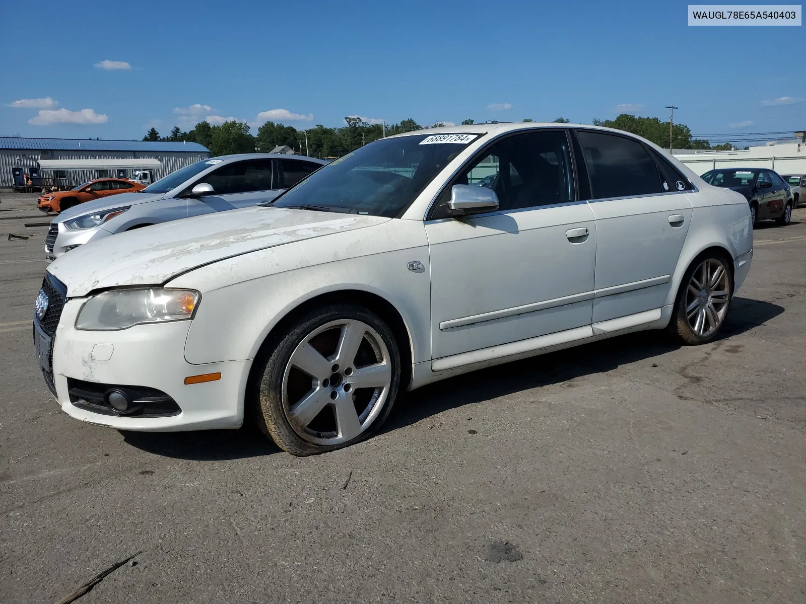 2005 Audi New S4 Quattro VIN: WAUGL78E65A540403 Lot: 68891784