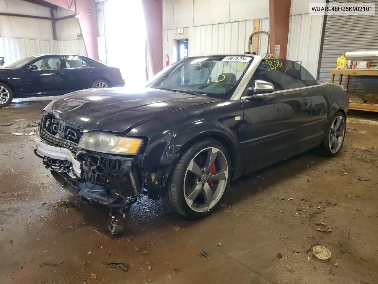 WUARL48H25K902101 2005 Audi S4 Quattro Cabriolet