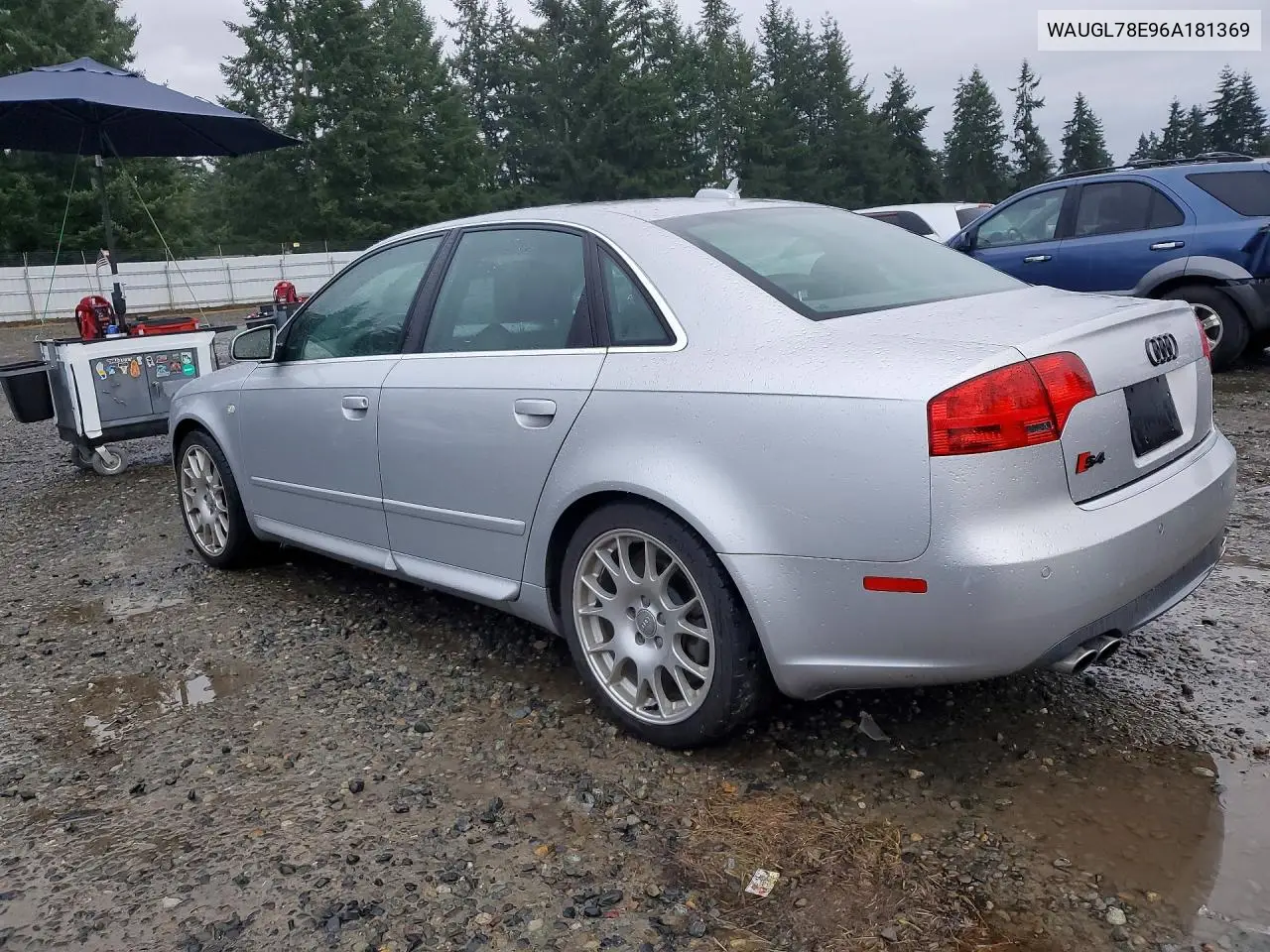 2006 Audi S4 Quattro VIN: WAUGL78E96A181369 Lot: 46106296