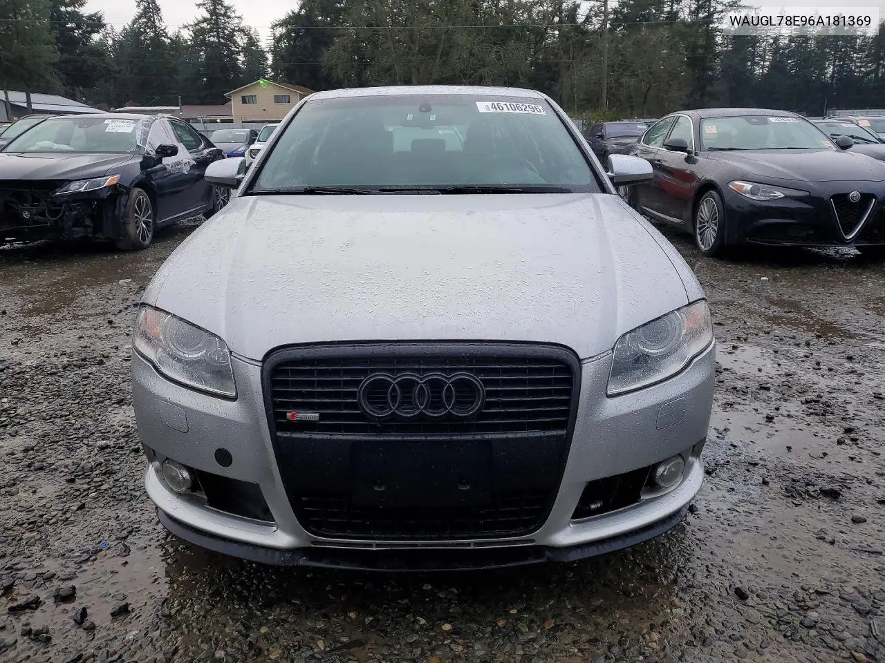 2006 Audi S4 Quattro VIN: WAUGL78E96A181369 Lot: 46106296