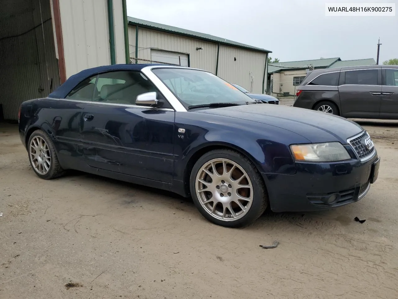 2006 Audi S4 Quattro Cabriolet VIN: WUARL48H16K900275 Lot: 54999914