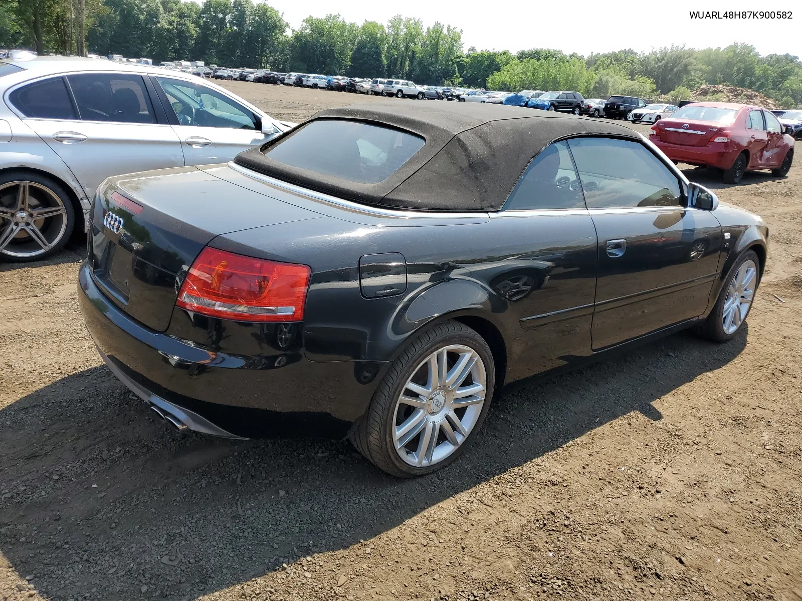 2007 Audi S4 Quattro Cabriolet VIN: WUARL48H87K900582 Lot: 59901664