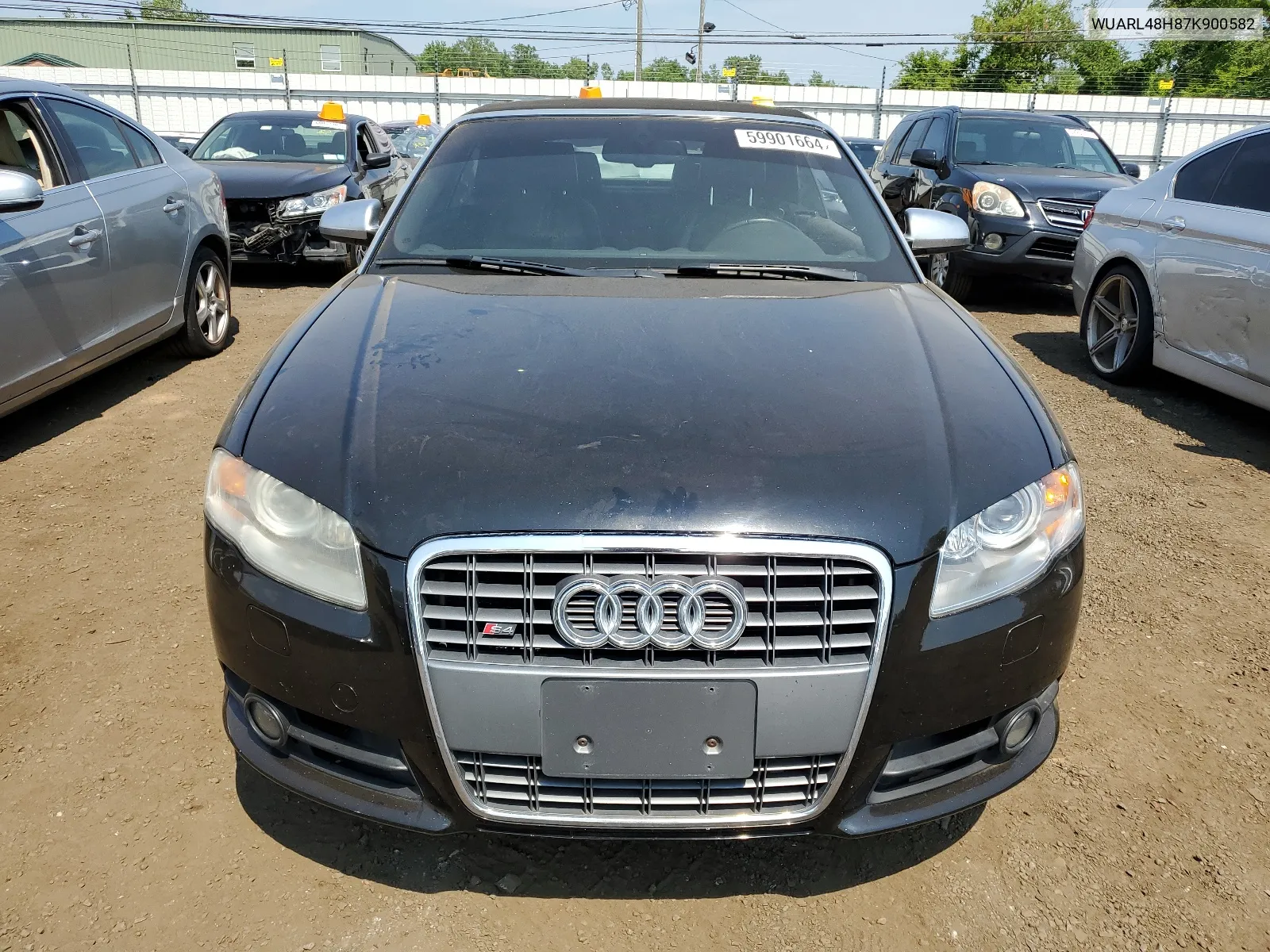 WUARL48H87K900582 2007 Audi S4 Quattro Cabriolet