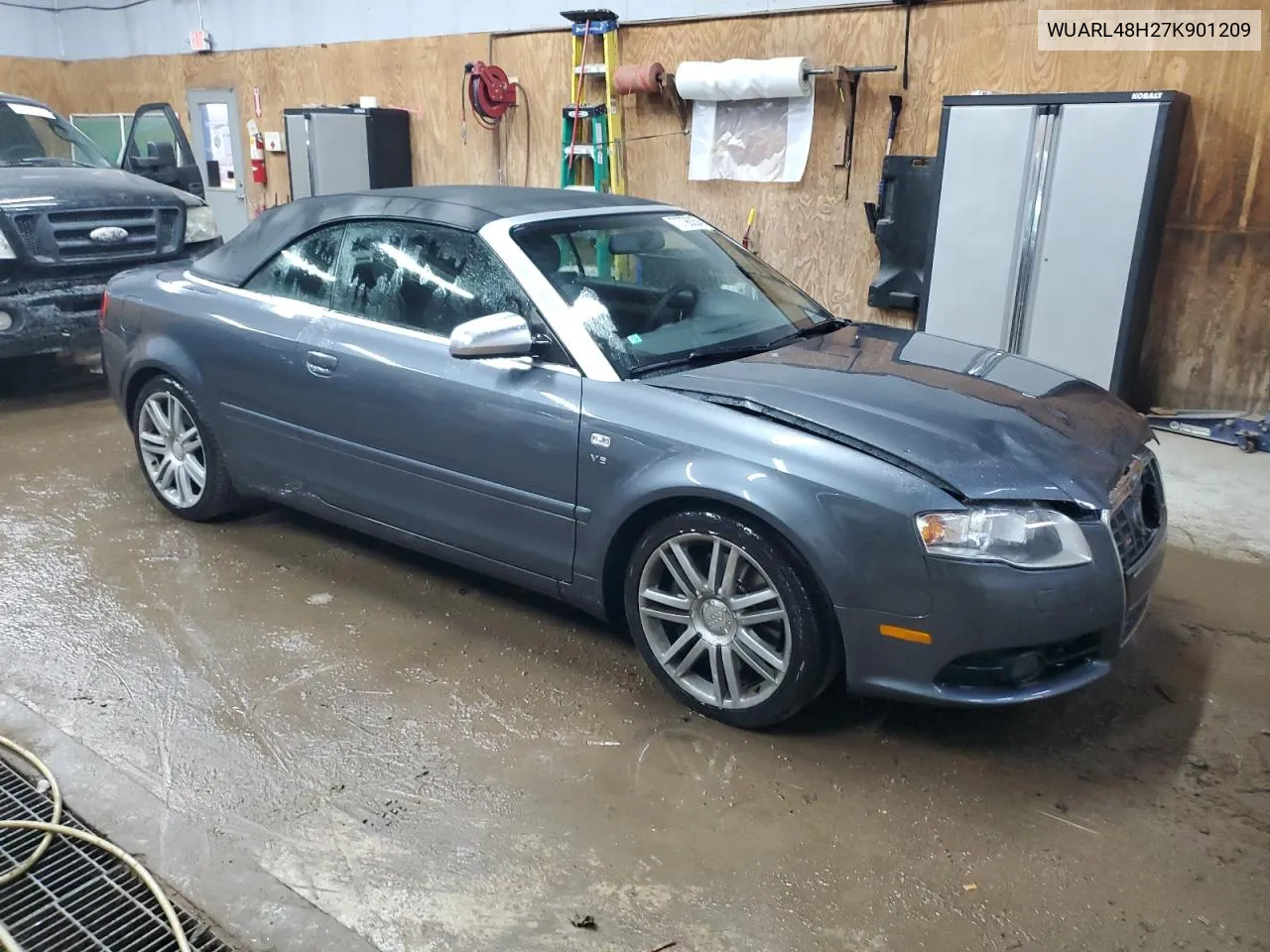 WUARL48H27K901209 2007 Audi S4 Quattro Cabriolet