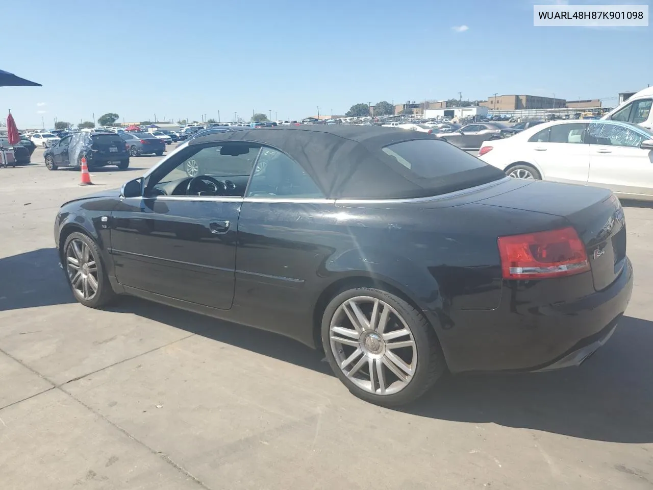 WUARL48H87K901098 2007 Audi S4 Quattro Cabriolet