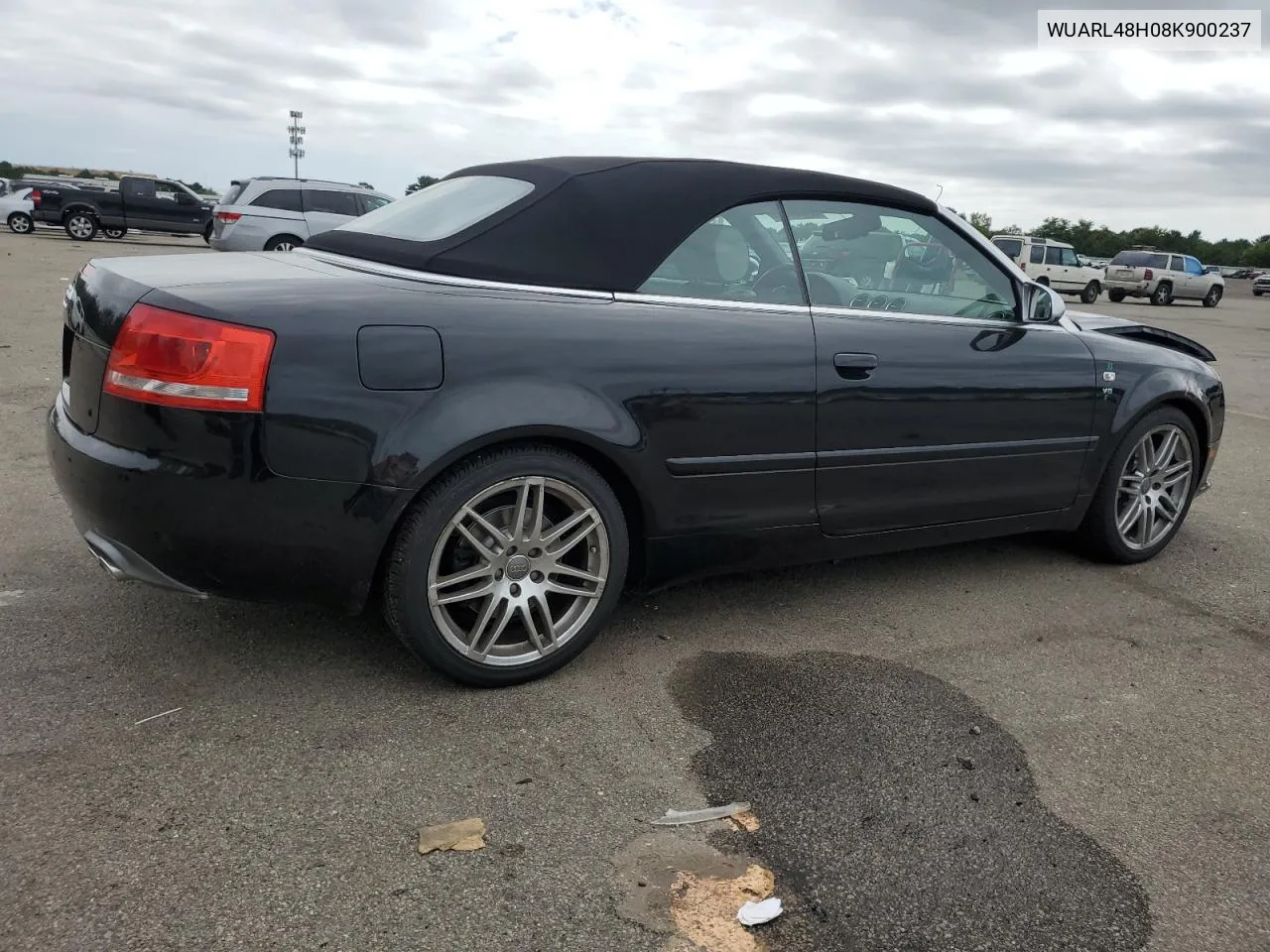 WUARL48H08K900237 2008 Audi S4 Quattro Cabriolet