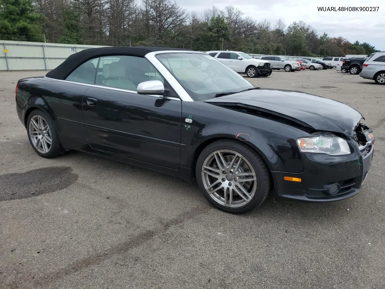 2008 Audi S4 Quattro Cabriolet VIN: WUARL48H08K900237 Lot: 69433704