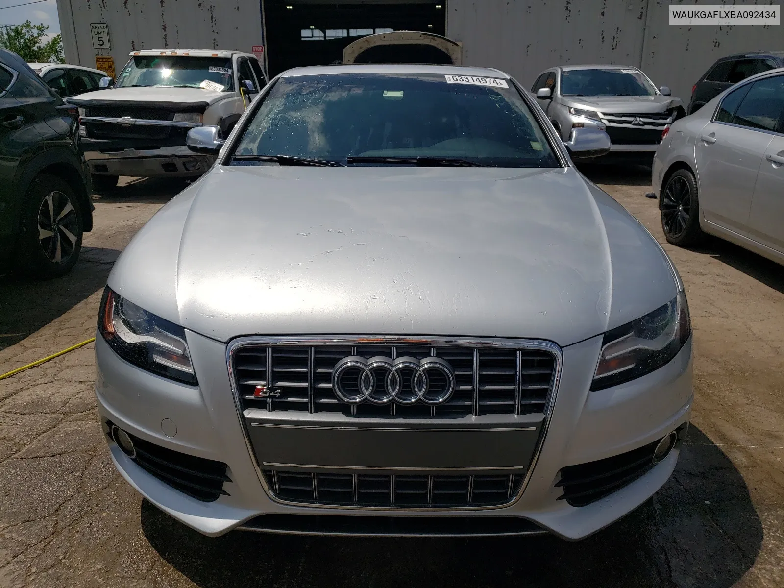 2011 Audi S4 Prestige VIN: WAUKGAFLXBA092434 Lot: 63314974