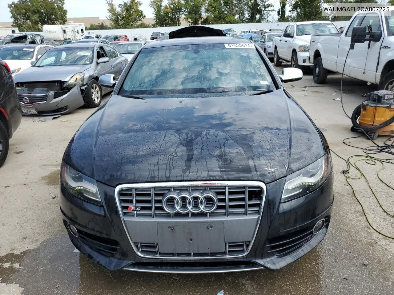 WAUMGAFL2CA007225 2012 Audi S4 Prestige