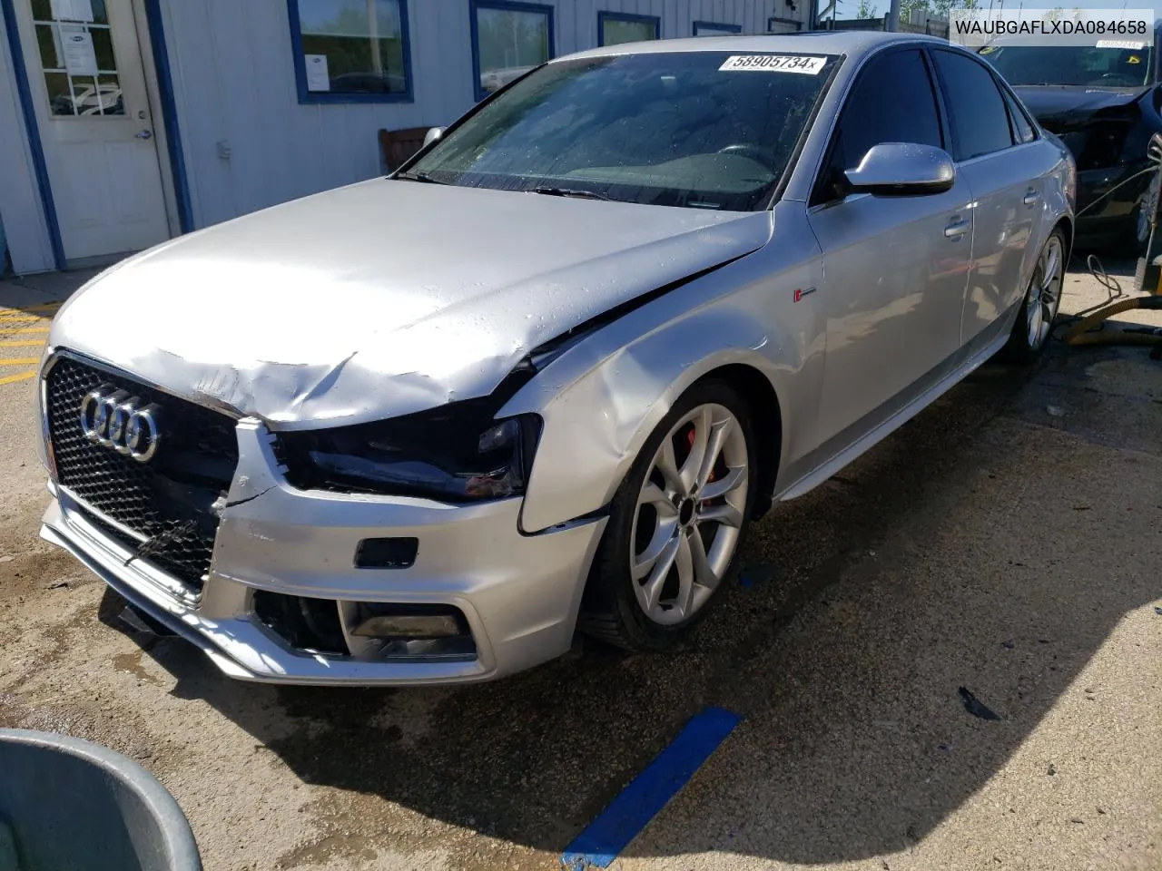 2013 Audi S4 Premium Plus VIN: WAUBGAFLXDA084658 Lot: 58905734