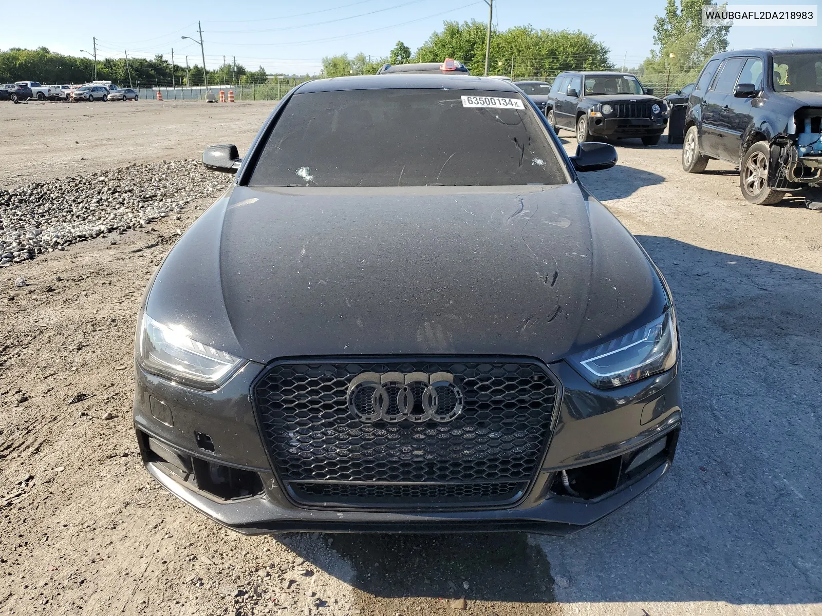 2013 Audi S4 Premium Plus VIN: WAUBGAFL2DA218983 Lot: 63500134