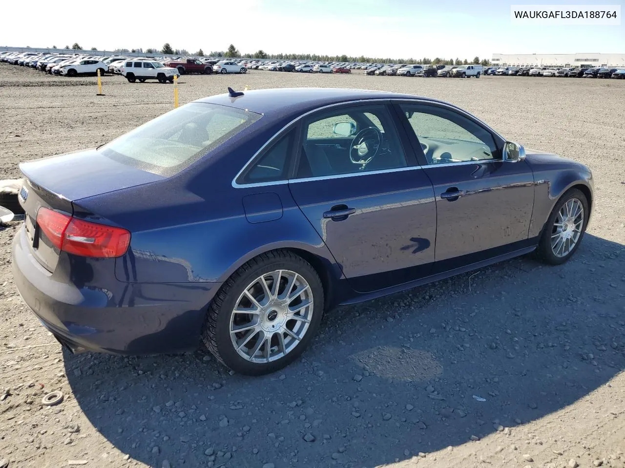 WAUKGAFL3DA188764 2013 Audi S4 Prestige