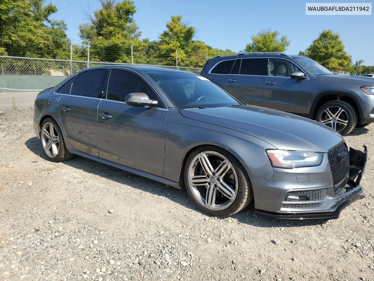 2013 Audi S4 Premium Plus VIN: WAUBGAFL8DA211942 Lot: 71849104