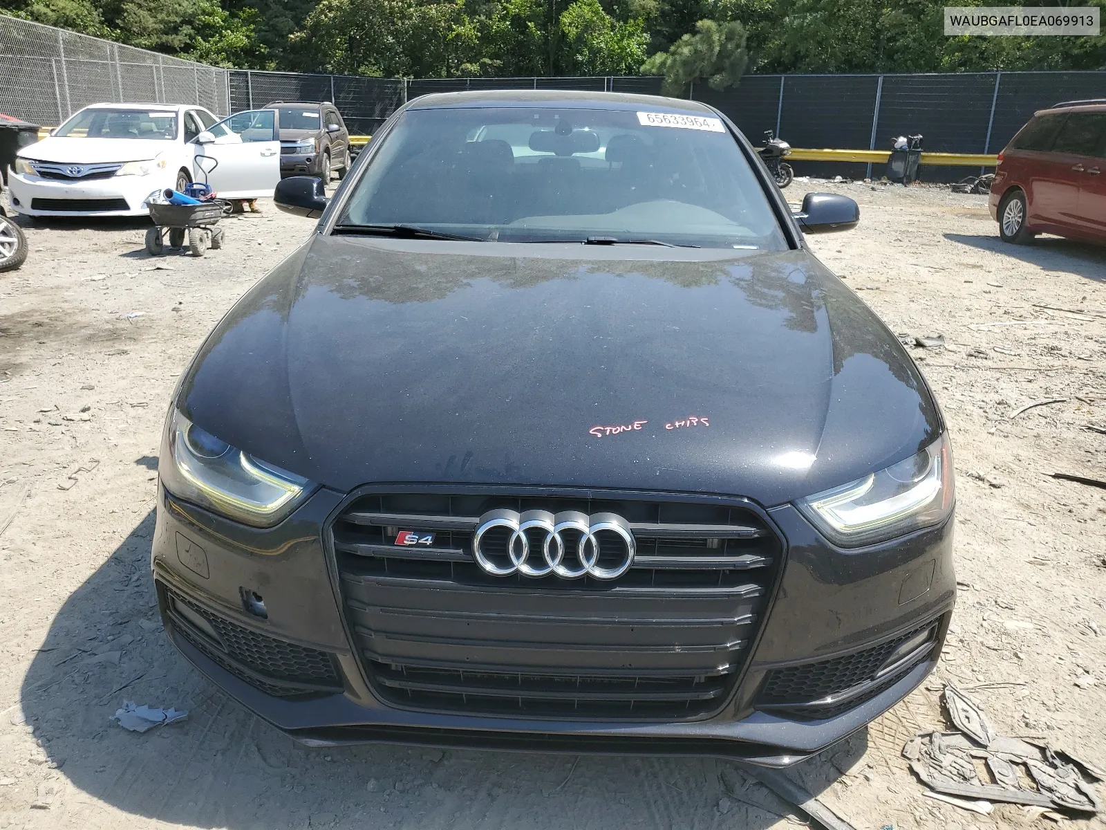 2014 Audi S4 Premium Plus VIN: WAUBGAFL0EA069913 Lot: 65633964