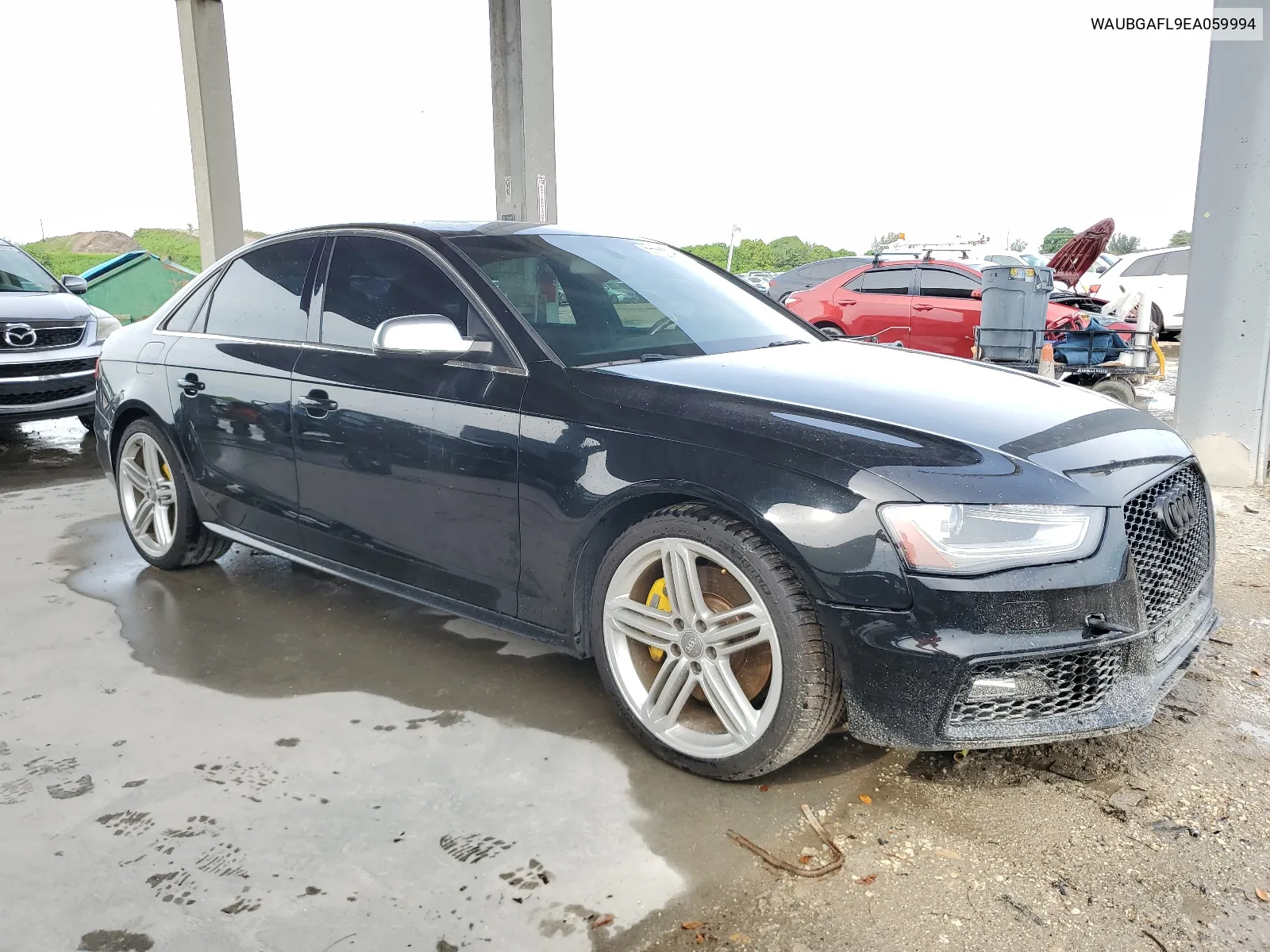 2014 Audi S4 Premium Plus VIN: WAUBGAFL9EA059994 Lot: 65957754