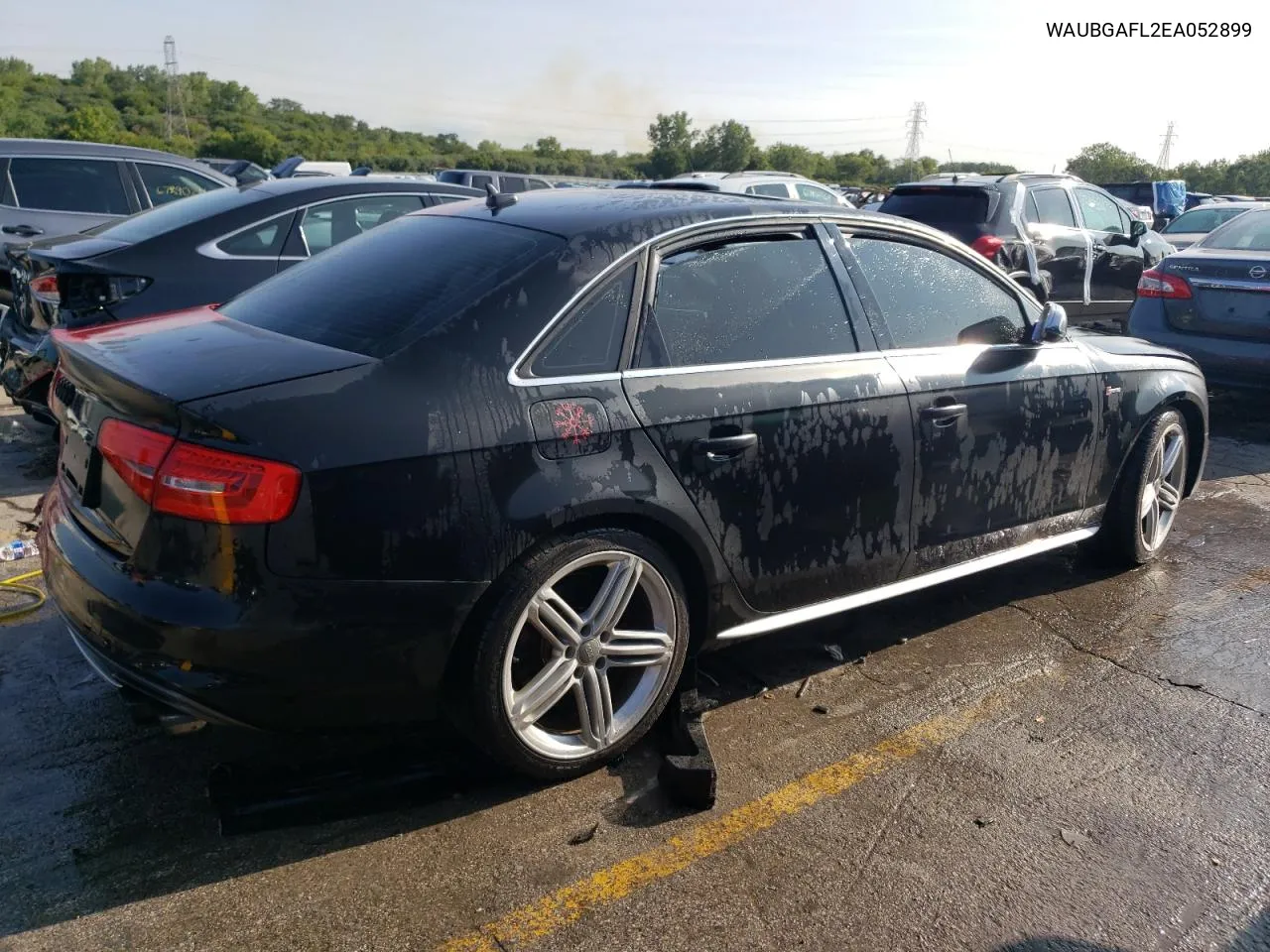 WAUBGAFL2EA052899 2014 Audi S4 Premium Plus