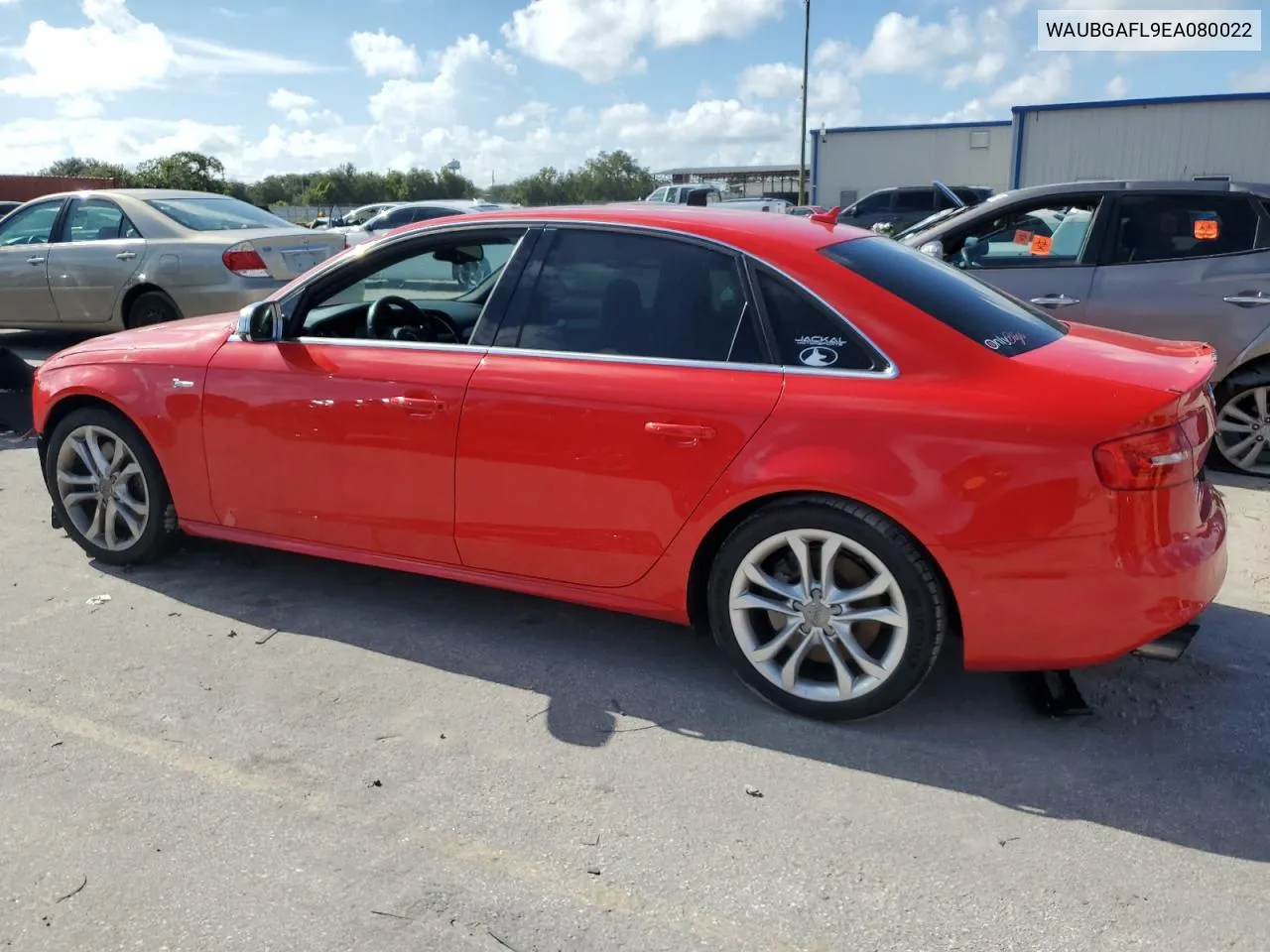 2014 Audi S4 Premium Plus VIN: WAUBGAFL9EA080022 Lot: 68291314