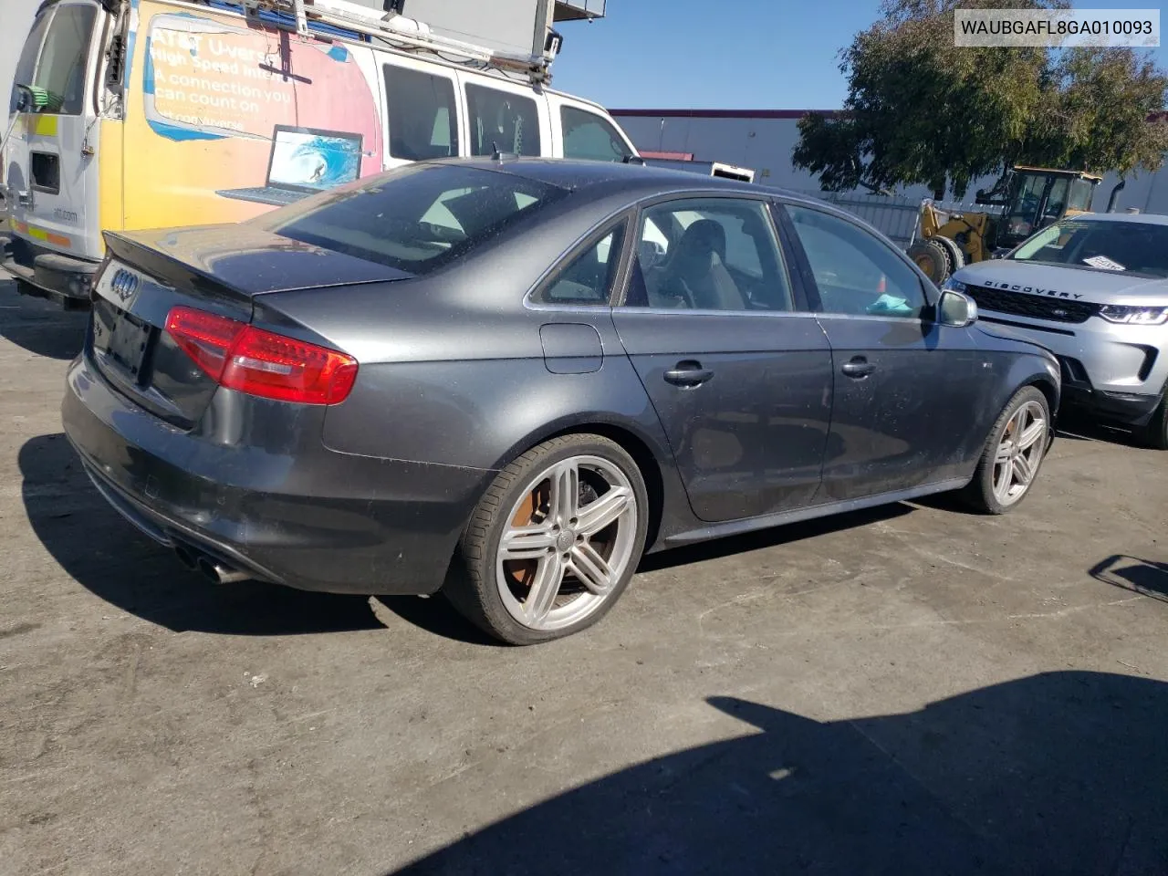 WAUBGAFL8GA010093 2016 Audi S4 Premium Plus