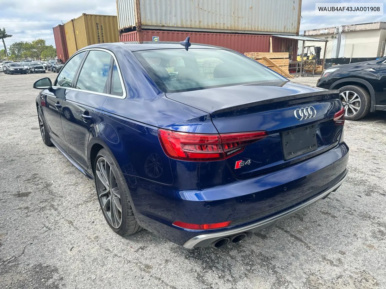 2018 Audi S4 Premium Plus VIN: WAUB4AF43JA001908 Lot: 55765964