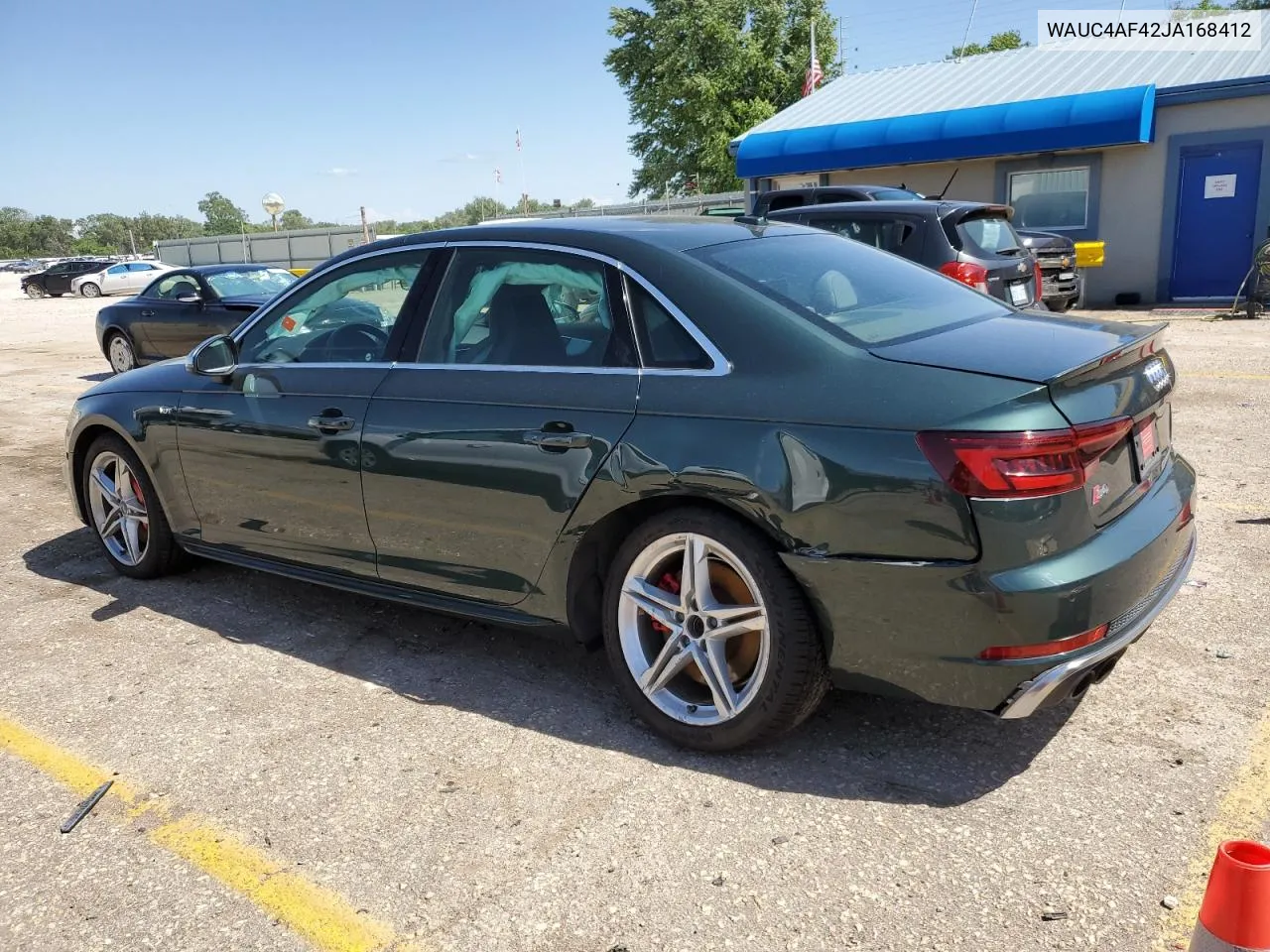 2018 Audi S4 Prestige VIN: WAUC4AF42JA168412 Lot: 55897054