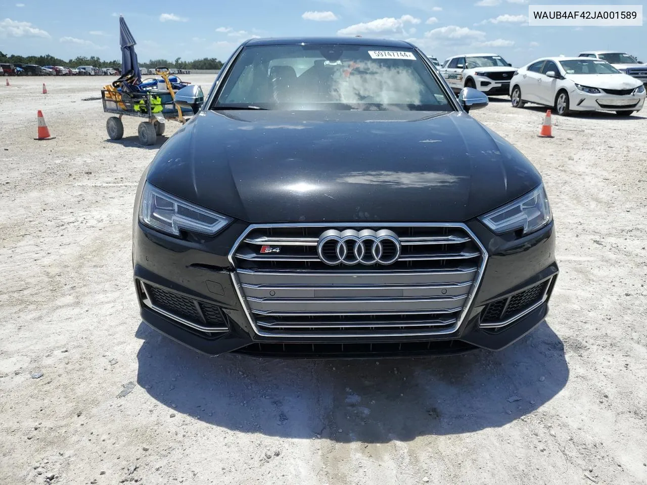 2018 Audi S4 Premium Plus VIN: WAUB4AF42JA001589 Lot: 59747744