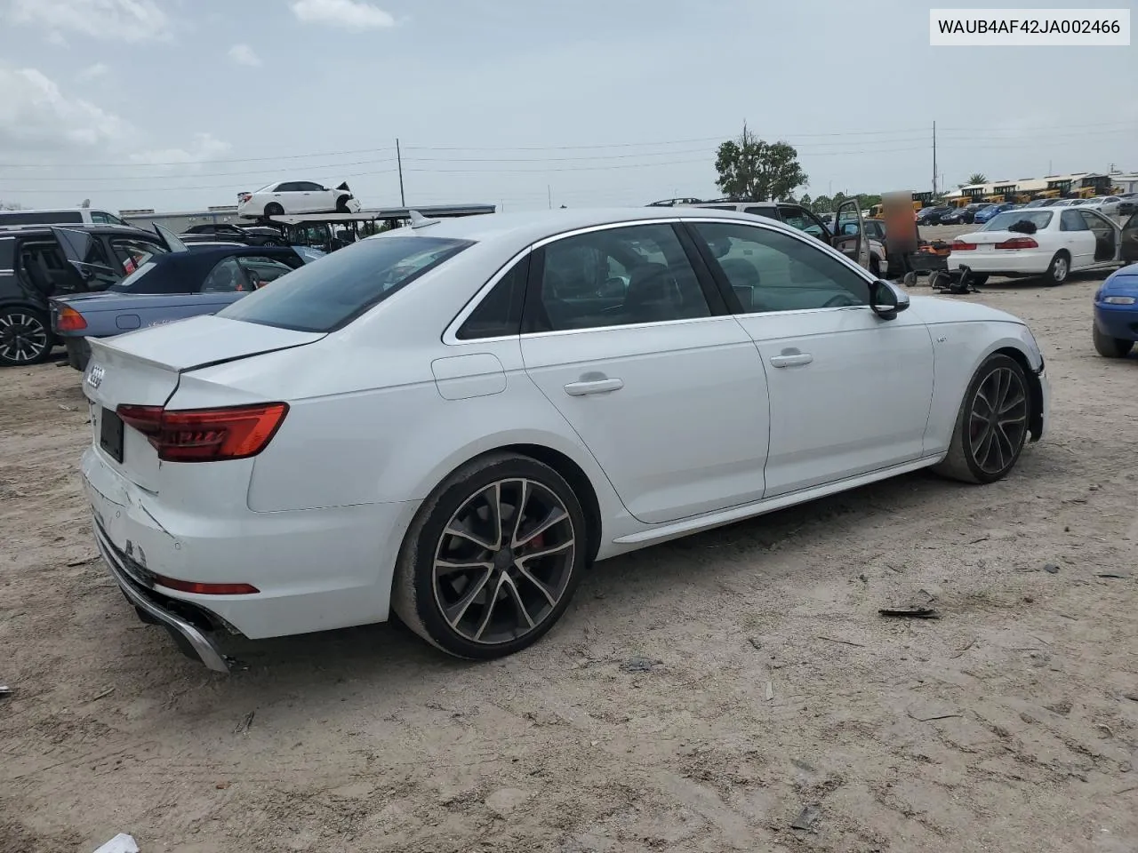 WAUB4AF42JA002466 2018 Audi S4 Premium Plus