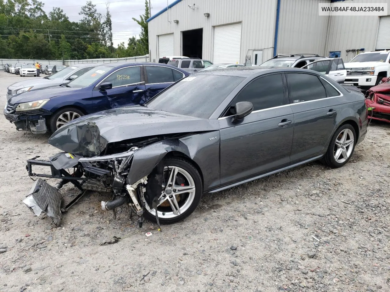 2018 Audi S4 Premium Plus VIN: WAUB4AF48JA233484 Lot: 71469404