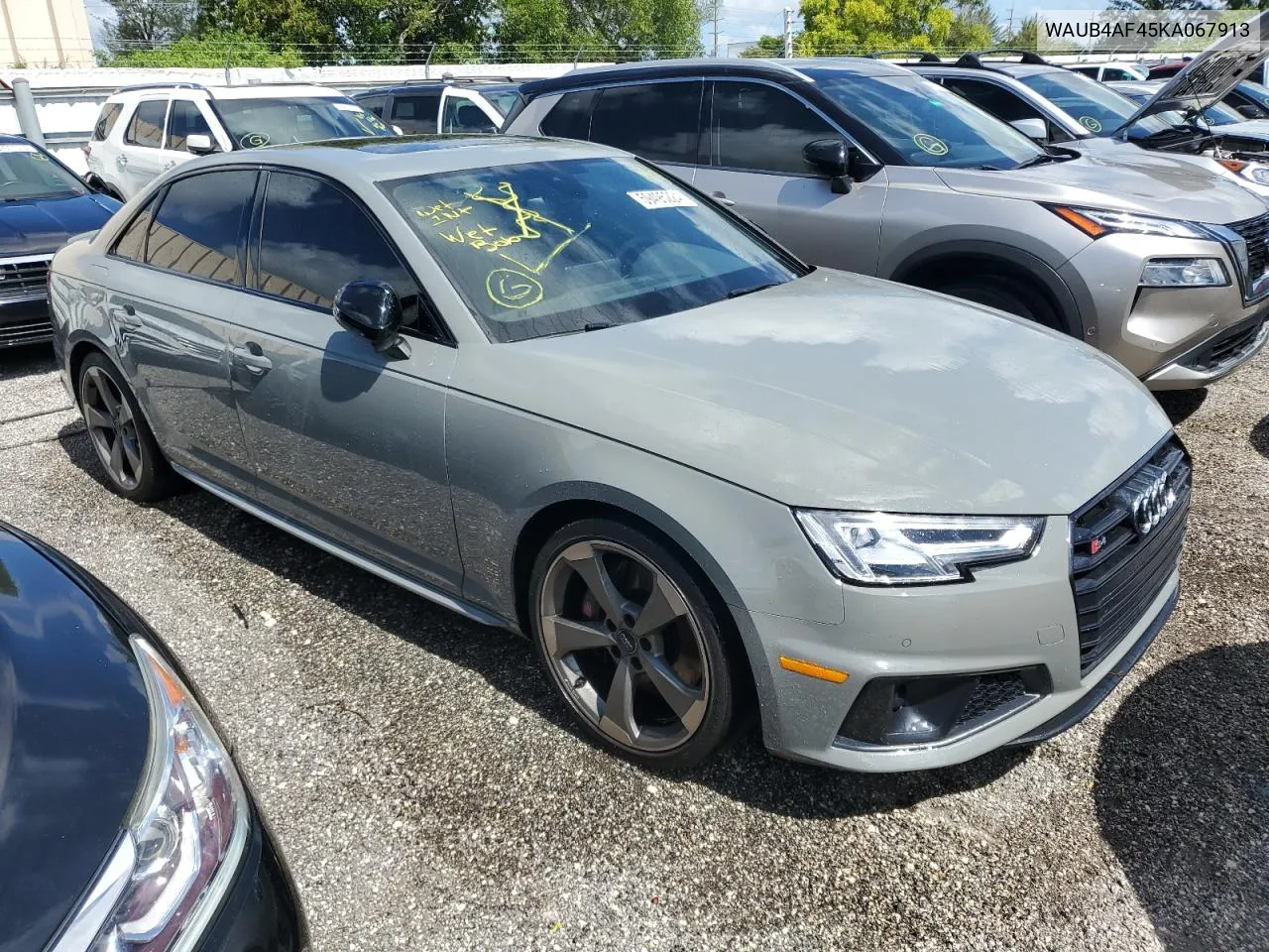 2019 Audi S4 Premium Plus VIN: WAUB4AF45KA067913 Lot: 59495224