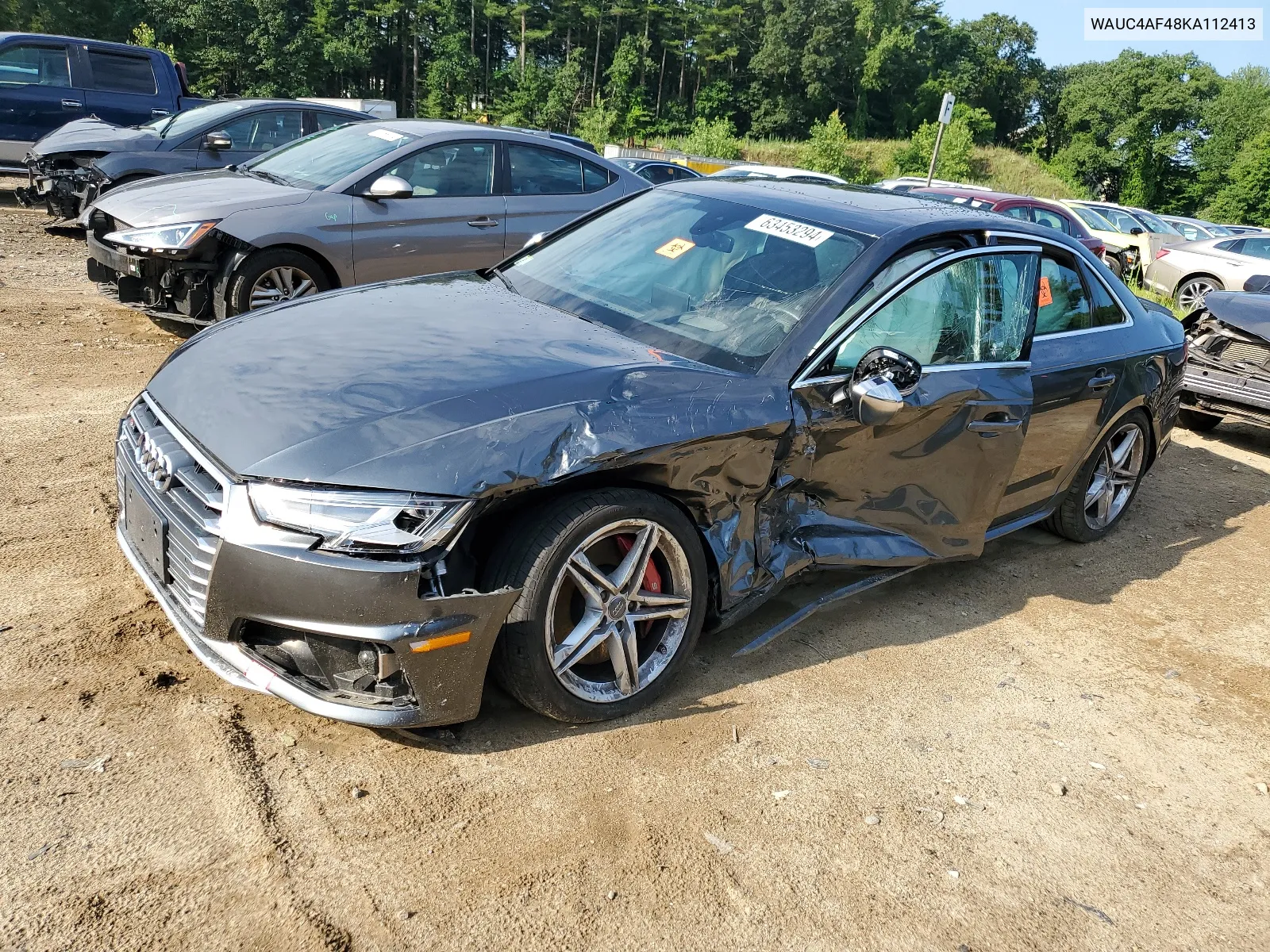 2019 Audi S4 Prestige VIN: WAUC4AF48KA112413 Lot: 63453294