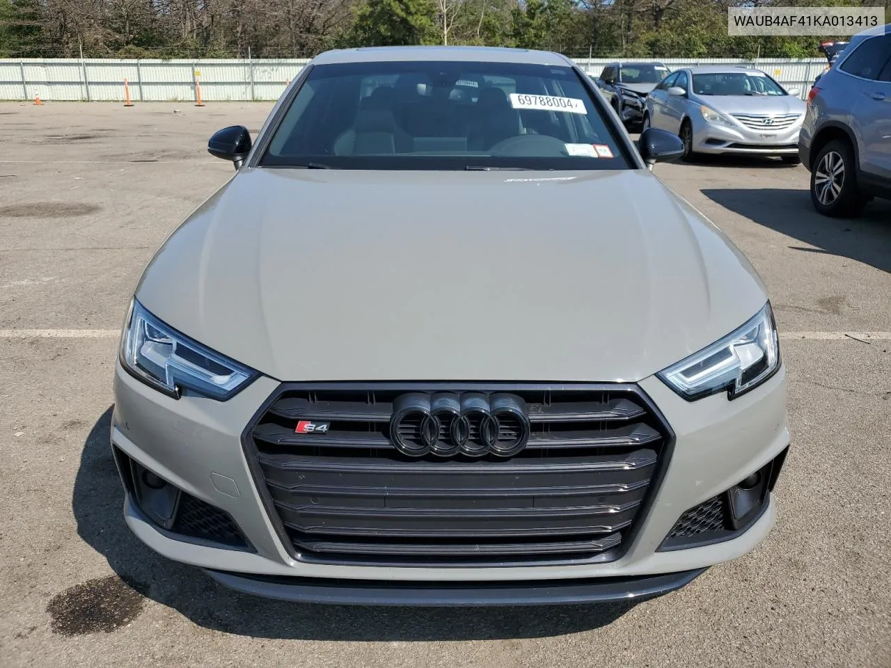 2019 Audi S4 Premium Plus VIN: WAUB4AF41KA013413 Lot: 69788004