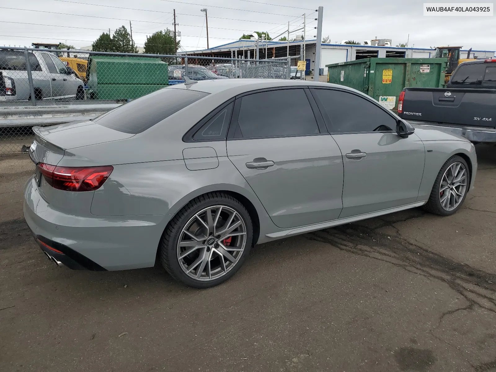 2020 Audi S4 Premium Plus VIN: WAUB4AF40LA043925 Lot: 66007794